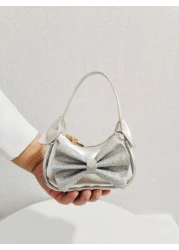 Children s Bowknot Handbag For Girls Festival Gift Fashionable Princess Bag Coin Purse Mini Shoulder Bag