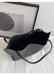 Lightweight Business Casual Minimalist Shoulder Tote Bag For Teen Girls Women College Students Rookies White Collar Workers Perfect For Office College Work Business Commute Outdoors Travel Outings Sch