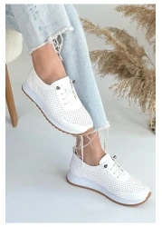 TUGERDİ حذاء رياضي نسائي Ht Freedom أبيض بكعب لتقويم العظام وإنتاج خاص ضد ألم الكعب Tgy239