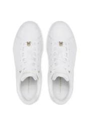 Tommy Hilfiger حذاء المحكمة الرياضي الذهبي ث