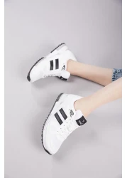 Tonny Black حذاء رياضي أبيض للجنسين Tb282