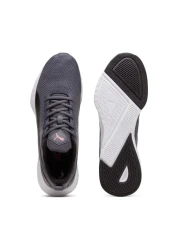 Puma Galactic Gray Puma Black Flyer Runner - Sunset Glow