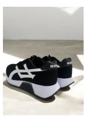 HAKKE Unisex Lightweight Sole Waterproof Lace-Up Daily Walking Sneakers