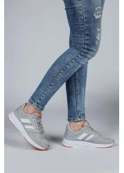 Jump 29964 حذاء رياضي كاجوال نسائي باللون الرمادي والأبيض