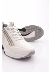 Dgn 30164 Women's Sneakers - Lace-Up and Zip-Up