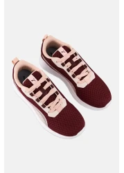 Puma حذاء جري نسائي برباط، لون عنابي