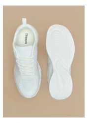 Kappa Women's Textured Sports Shoes with Lace-Up Closure