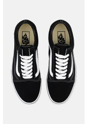 Vans حذاء تزلج نسائي برباط من Old Skool، أسود