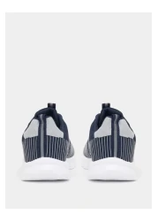 Styli Textured Gripped Sole Lace Up Sneakers