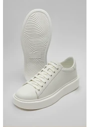 Lufian أحذية رياضية بيضاء للرجال