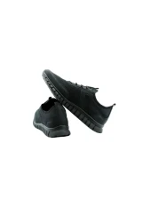 RavenShoes Men's Black Laceless Comfortable Stretch Casual Shoes 40-46