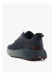 SJ حذاء رياضي رجالي برباط وتفاصيل الشعار حتى الكاحل