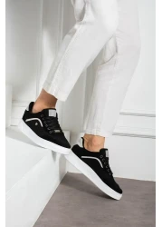 L.A Polo حذاء رياضي رجالي باللون الأسود والبيج يسمح بمرور الهواء