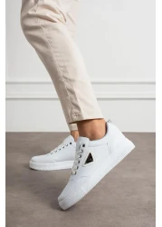 L.A Polo Thick Sole White Men's Snekaer