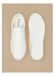 Lee Cooper Men's Monotone Low Ankle Sneakers with Lace-Up Closure