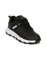 lord's ayakkabı Men's Black-White Thick-Soled Water-Resistant Hiking Shoes