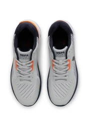 U.S. Polo Assn. حذاء رياضي رمادي منخفض الرقبة للرجال - تصميم خفيف الوزن برباط، مريح للملابس اليومية