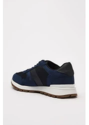 Yaya by Hotiç Navy Blue Men's Sneakers 02AYY214990A680