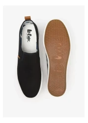 Lee Cooper Men's Textured Slip-On Sneakers with Pull Tabs