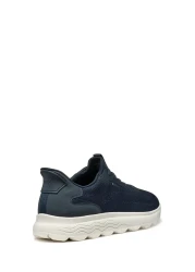 Geox Men's Navy Blue U Spherica Plus a - Knit.Te + Sy Lace-Up Sneaker U55Mpa06Kekc4002