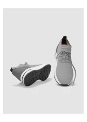 Cabani Knitwear Gray Lace-Up Men's Sports Shoes