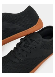 Styli Knitted Lace Up Lightweight Sneakers