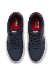 U.S. Polo Assn. Men's Navy Low-Top Sneakers - Lightweight Lace-Up Design, Comfortable for Everyday Outfits