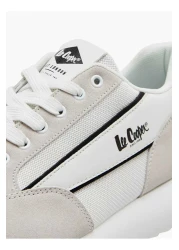 Lee Cooper Men's Logo Print Panelled Lace-Up Sneakers