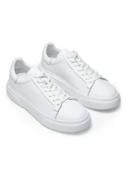 Kocamanlar Ayakkabı Makras Exclusive 777 Men's Sneakers - White Leather Shoes