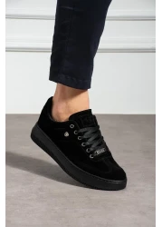 L.A Polo Suede Black Color Men's Sneaker