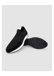 Cabani أحذية رياضية رجالية سوداء تريكو