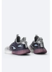 Avva Men's Gray Flexible Sole Sneaker Shoes A41Y8024