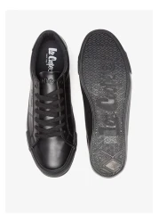 Lee Cooper Men's Monotone Low Ankle Sneakers with Lace-Up Closure