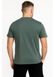 Calvin Crew Neck Tshirt Green Calvinklein