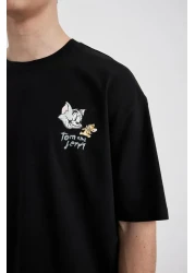 Defacto Tom & Jerry Crew Neck Oversize T-Shirt - C1527ax24sm