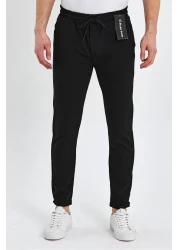 MY VİNTAGE Men's Italian Cut Slim Fit Narrow Leg Fabric Trousers