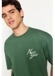  Collection Green Oversize PrinTed T-Shirt - 100% Tiny TMNSS20TS1099