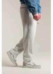 TKT بنطال بيكيه فضفاض للرجال - قصة فضفاضة وجيب خلفي