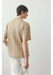 H&M Regular Fit Jacquard-knit shirt
