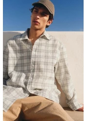 H&M Loose Fit Textured shirt