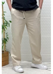 WAFRA Men's Relaxed Fit Pique Baggy Pants