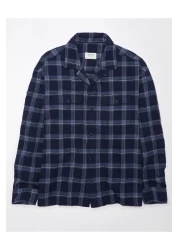 American Eagle قميص AE ميكانيكي من مزيج الكتان U-2512-6259-516