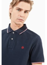 Timberland تي شيرت رجالي باللون الأزرق الداكن (رمز الموديل: tb0a26ms4331)