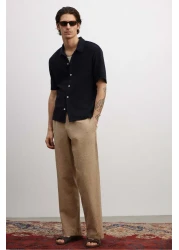 H&M بنطلون سيرساكر مريح