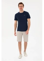 U.S. Polo Assn. Men's Regular Fit Crew Neck Navy Blue Basic T-Shirt 50298015 -Vr033