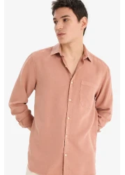 Defacto قميص بأكمام طويلة وقصة عادية B2907AX25SP