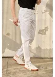 RAVANELLI بنطال تشينو بقصة مريحة للرجال