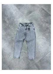 DİFRANSEL Men's Comfortable Fit Gray Boyfriend Pants