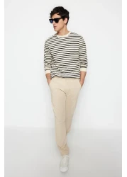  Collection بنطلون تشينو جبردين - لون حجري، مقاس عادي TMNSS23PL00032