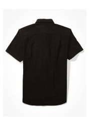 American Eagle Ae Classic Fit Oxford Short-sleeve Button-up Shirt